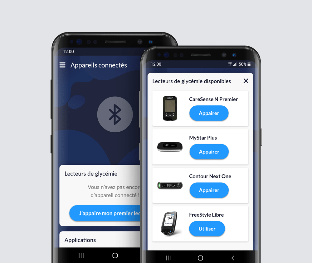 Module d'appareils connectés Android DiabiLive