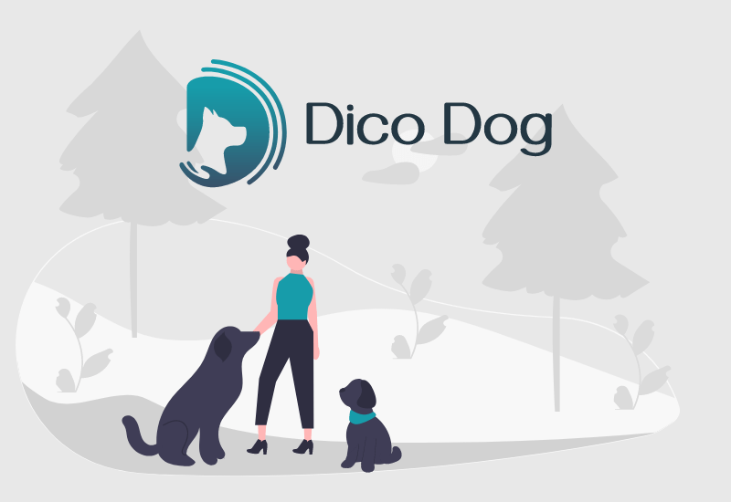 Dico Dog, comportementaliste canin, création logo